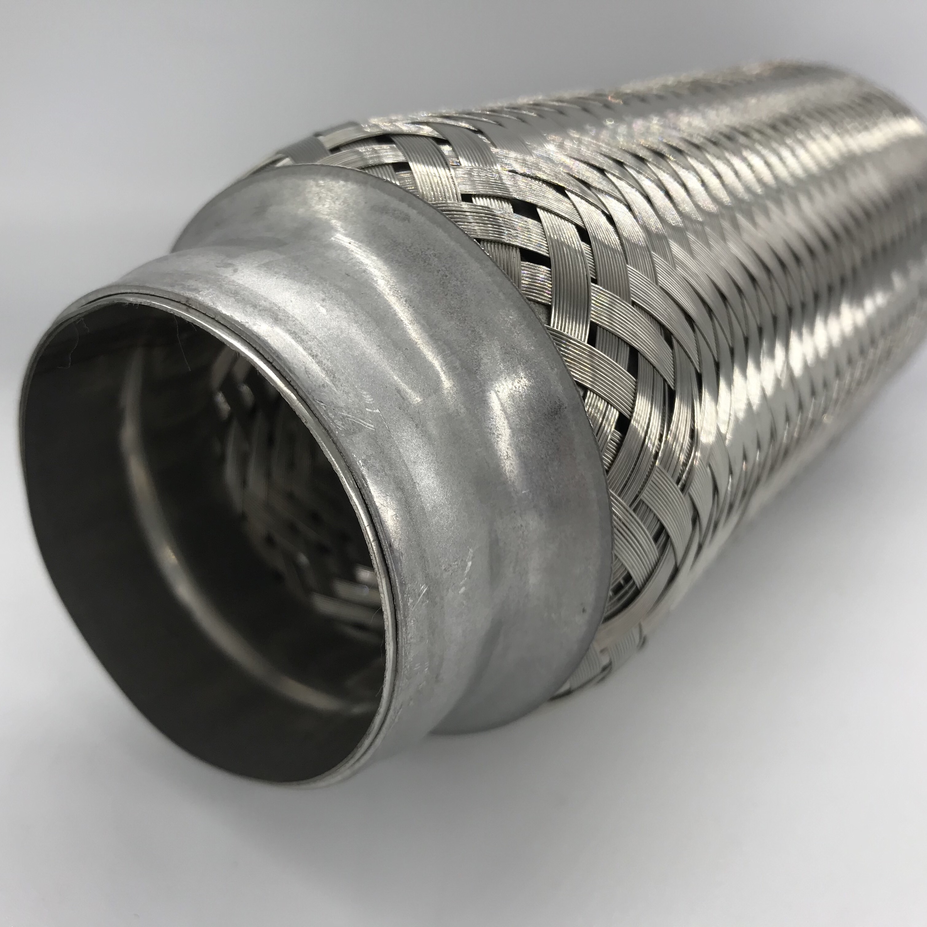 Acoplamiento de tubo de escape flexible de acero inoxidable para generador